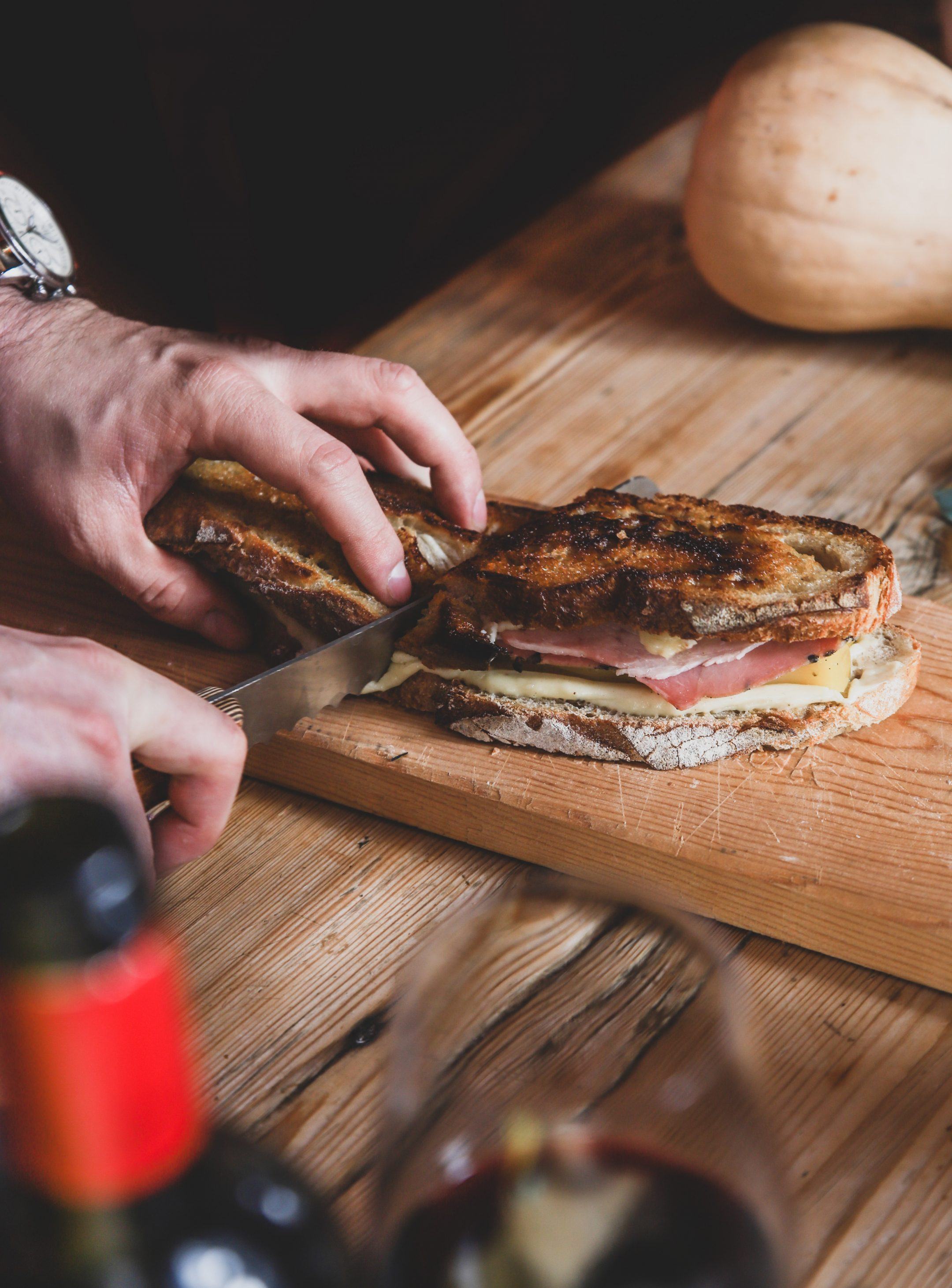 Recette croque-monsieur façon Moulin Riche - Léoville Poyferré