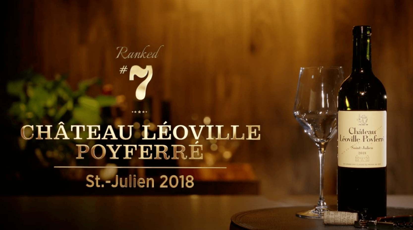 Léoville Poyferré 2018 earned the #7 ranking in Wine Spectator’s Top 100 wines of 2021 - Léoville Poyferré