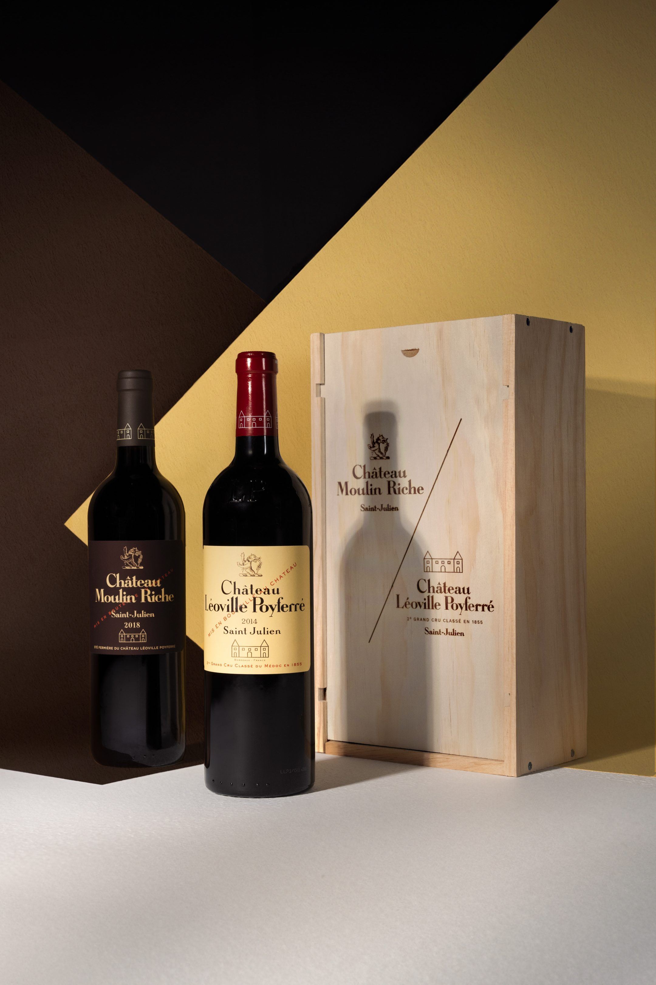 双瓶臻享礼盒 – 龙博菲酒庄2014年份 & 瑞气磨坊酒庄2018年份 - Léoville Poyferré