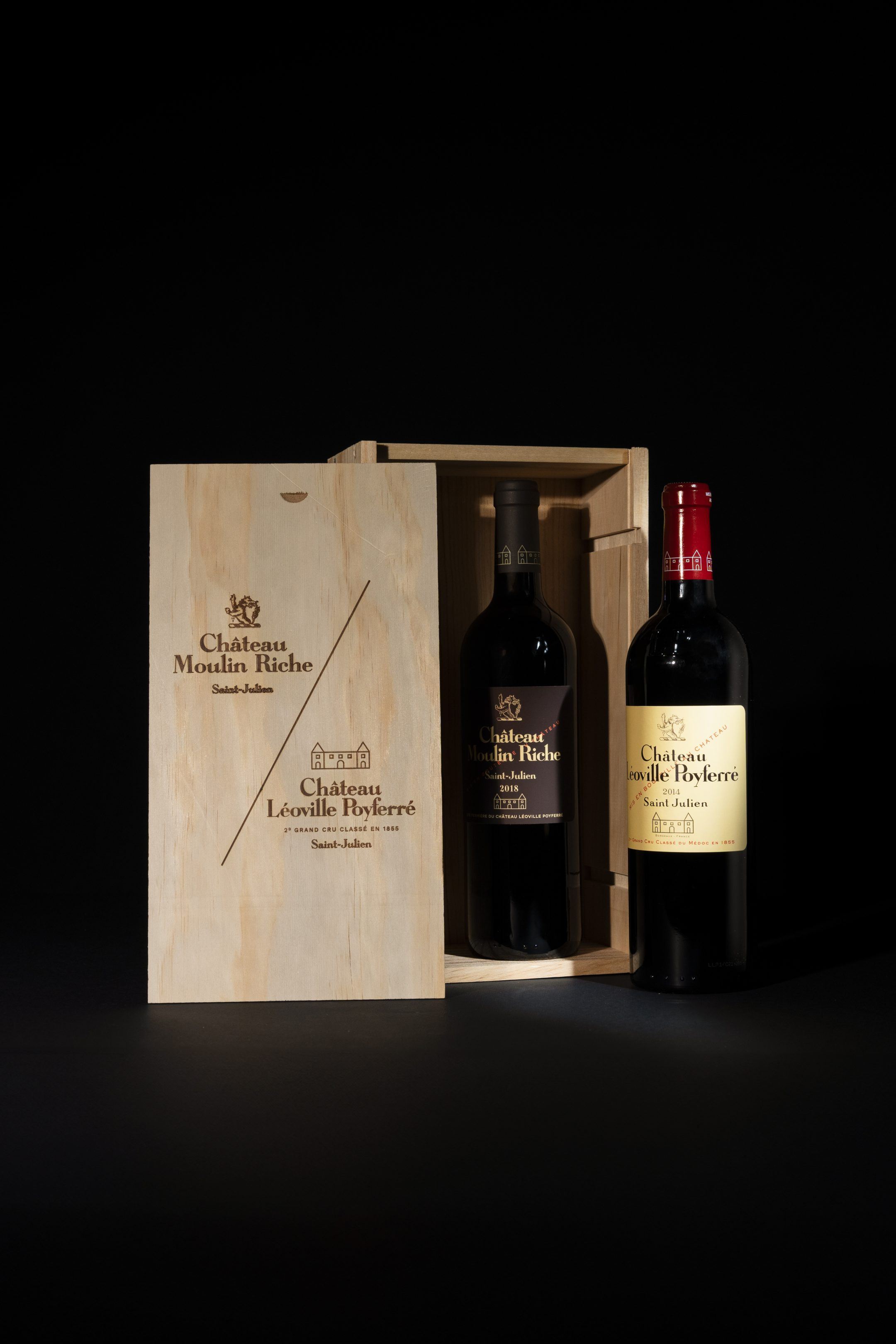 双瓶臻享礼盒 – 龙博菲酒庄2014年份 & 瑞气磨坊酒庄2018年份 - Léoville Poyferré