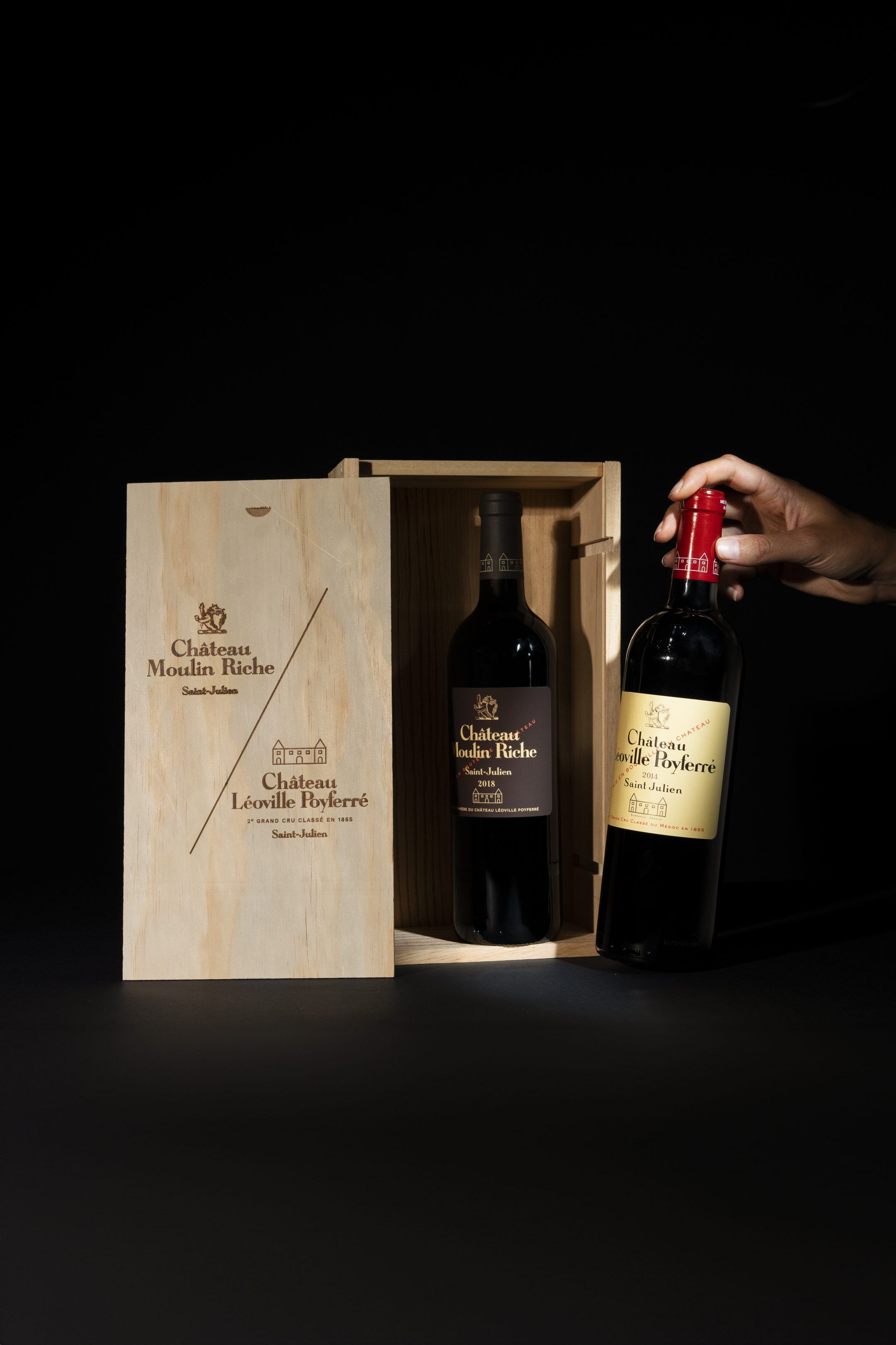 双瓶臻享礼盒 – 龙博菲酒庄2014年份 & 瑞气磨坊酒庄2018年份 - Léoville Poyferré